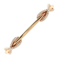 Tiffany & Co. Unendlichkeits-Doppelarmband aus 18 Karat Roségold mit Diamanten Medium