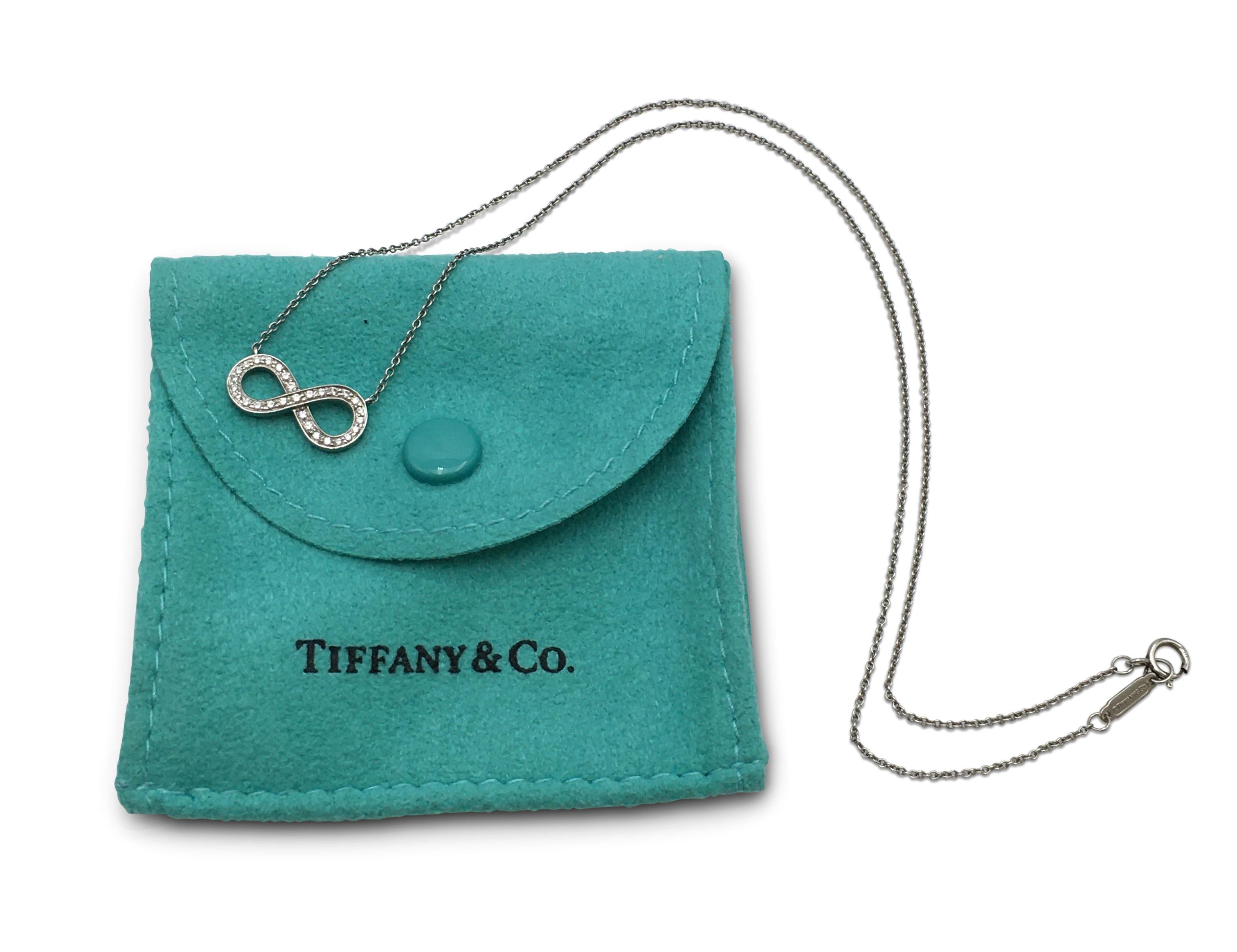 tiffany infinity necklace diamond