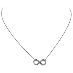 Tiffany & Co. collier "Infinity" en platine et diamants