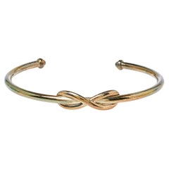 Tiffany & Co. Infinity Sterling Silver Open Cuff Bracelet