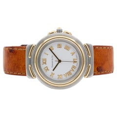 Tiffany & CO. Intaglio 18k Yellow Gold & Stainless Steel Watch M0822