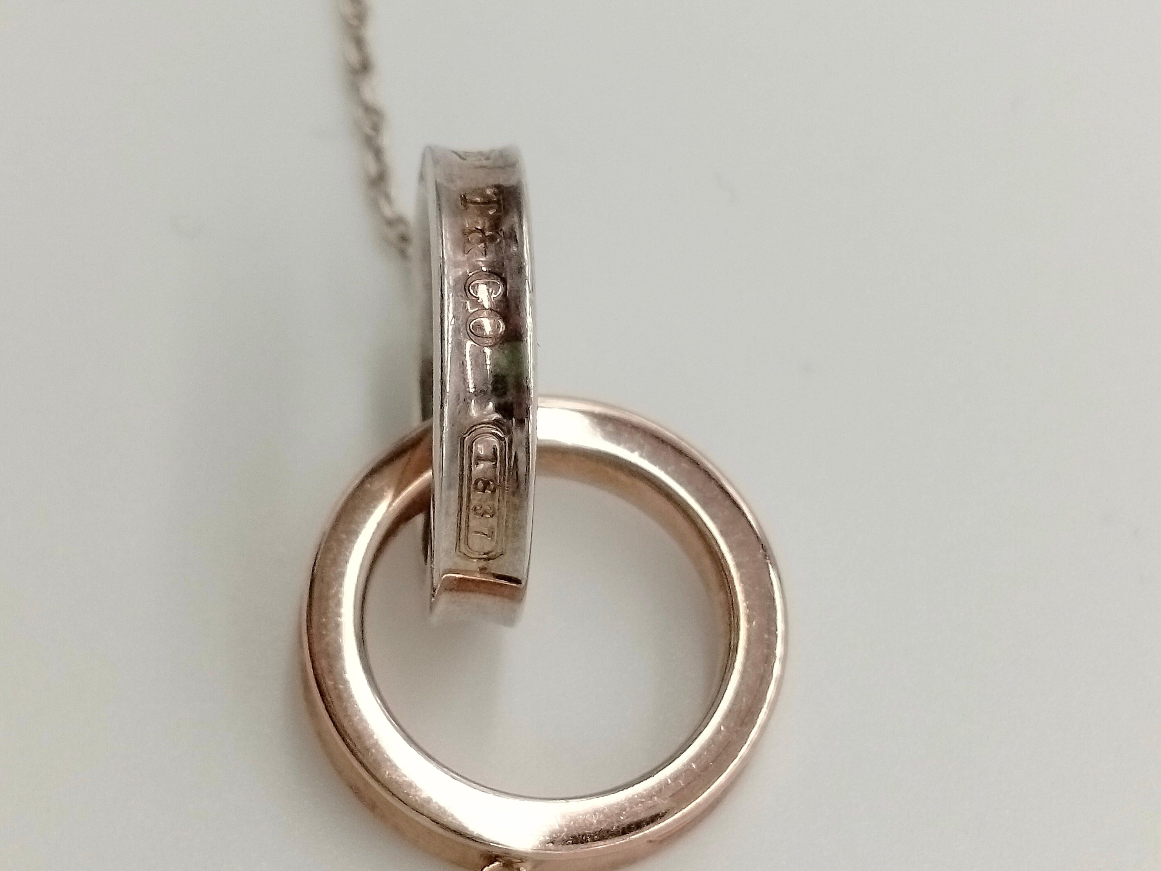 Tiffany & Co. Interlocking Circles Halskette - 10er Jahre 3