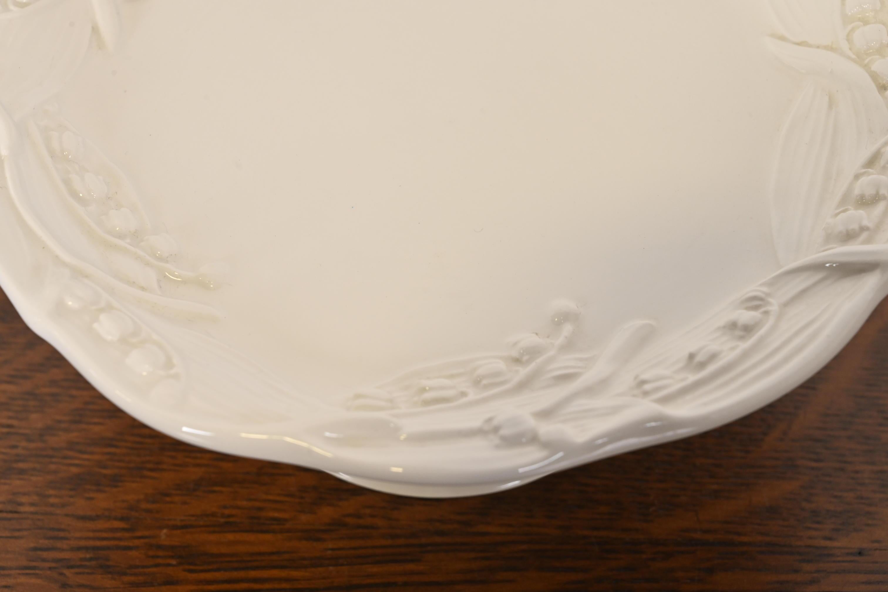 Fine XX secolo Tiffany & Co. Tazza con piedistallo in porcellana italiana o alzata per dolci in vendita