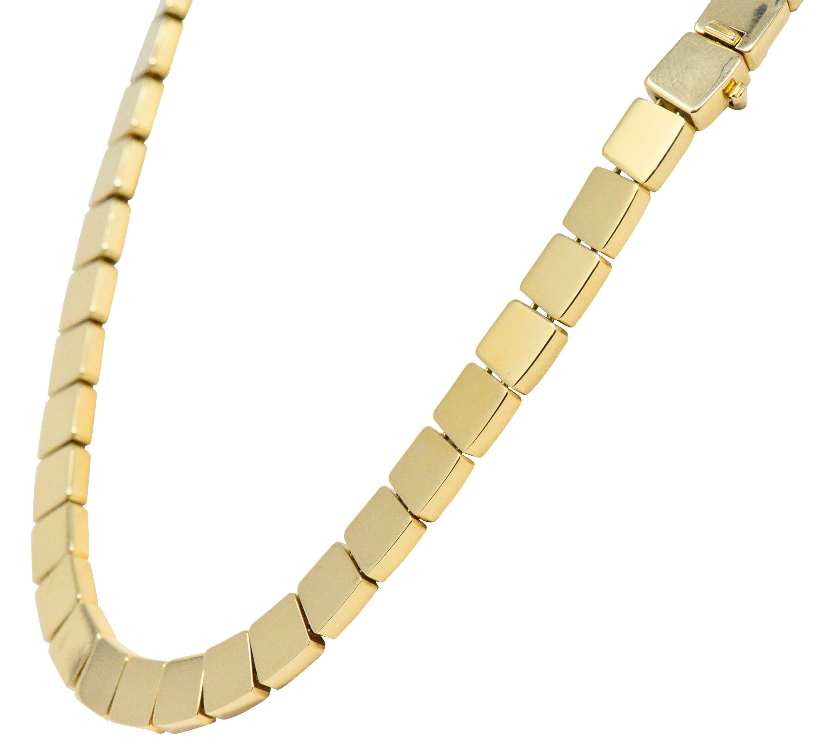 Women's or Men's Tiffany & Co. Italy 18 Karat Gold Necklace, circa 2002