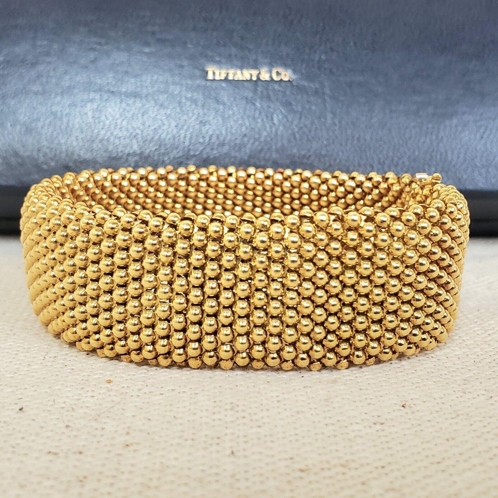 Tiffany & Co. Italy 18k Yellow Gold Bracelet W/Box circa 1960s 6