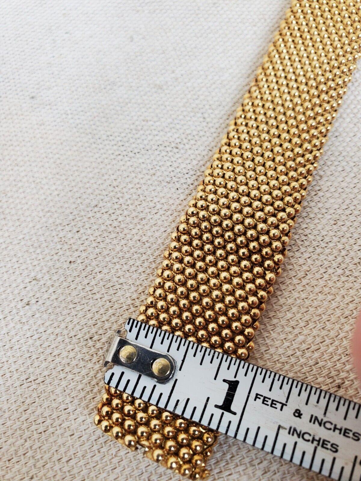 Tiffany & Co. Italy 18k Yellow Gold Bracelet W/Box circa 1960s 1