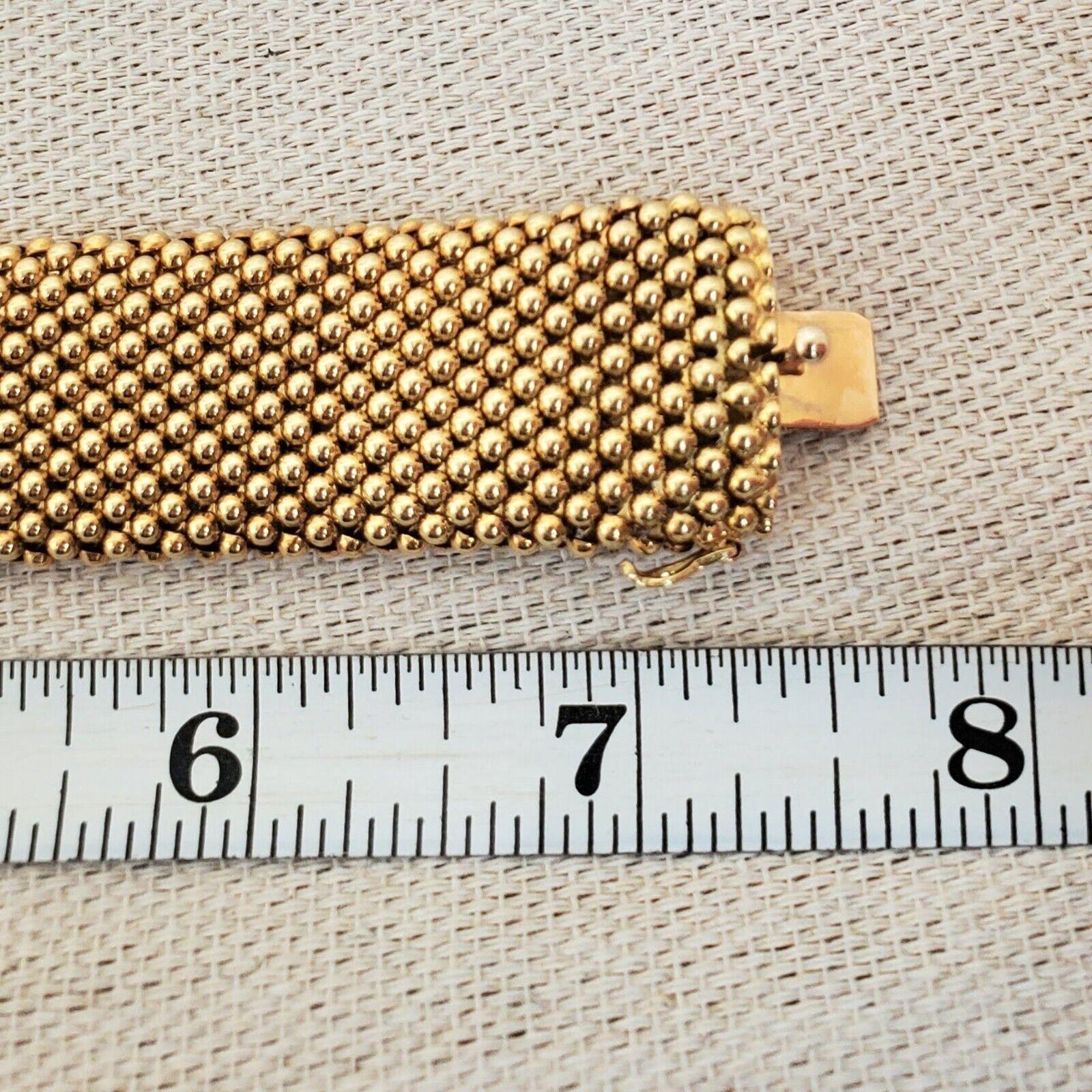 Tiffany & Co. Italy 18k Yellow Gold Bracelet W/Box circa 1960s 2
