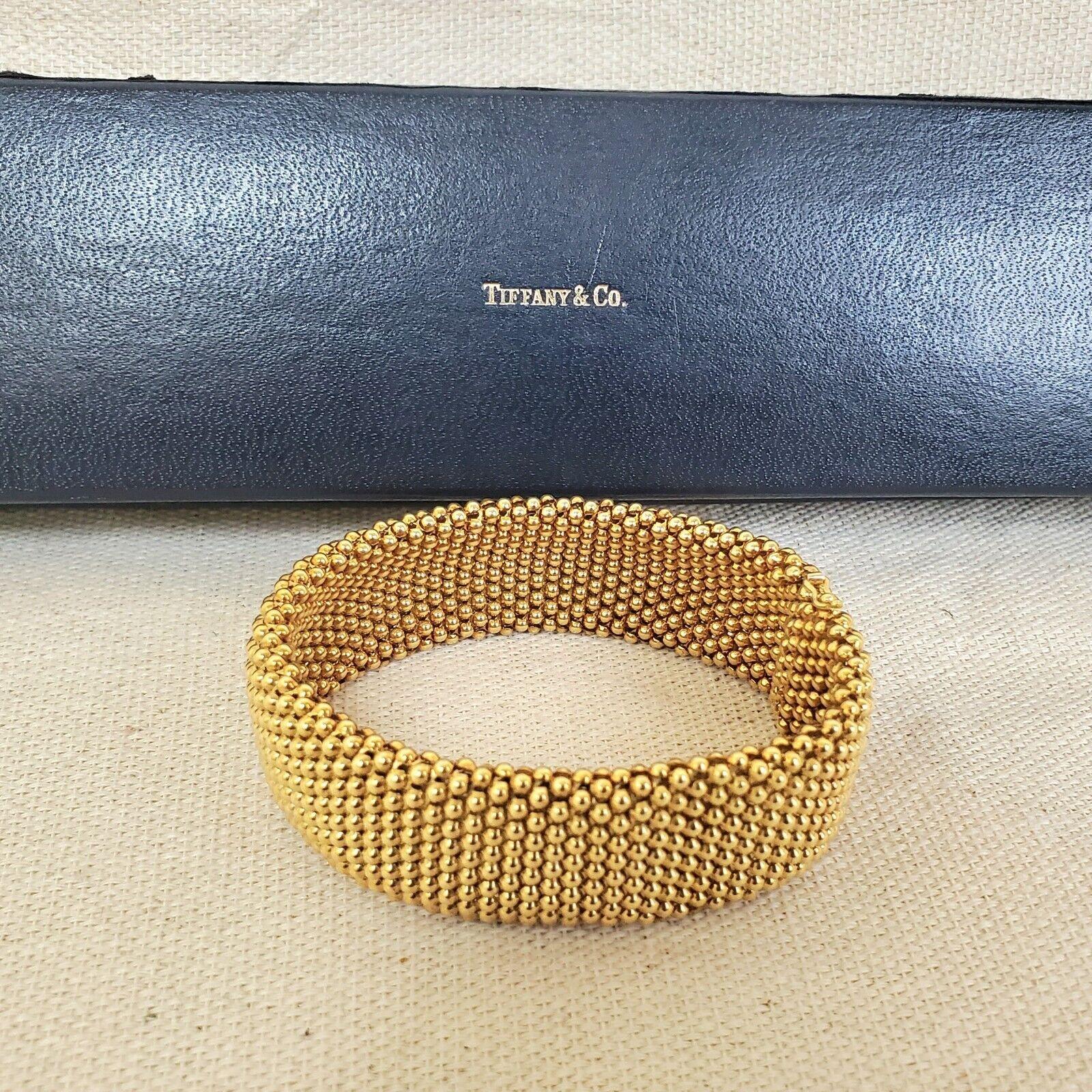 Tiffany & Co. Italy 18k Yellow Gold Bracelet W/Box circa 1960s 4