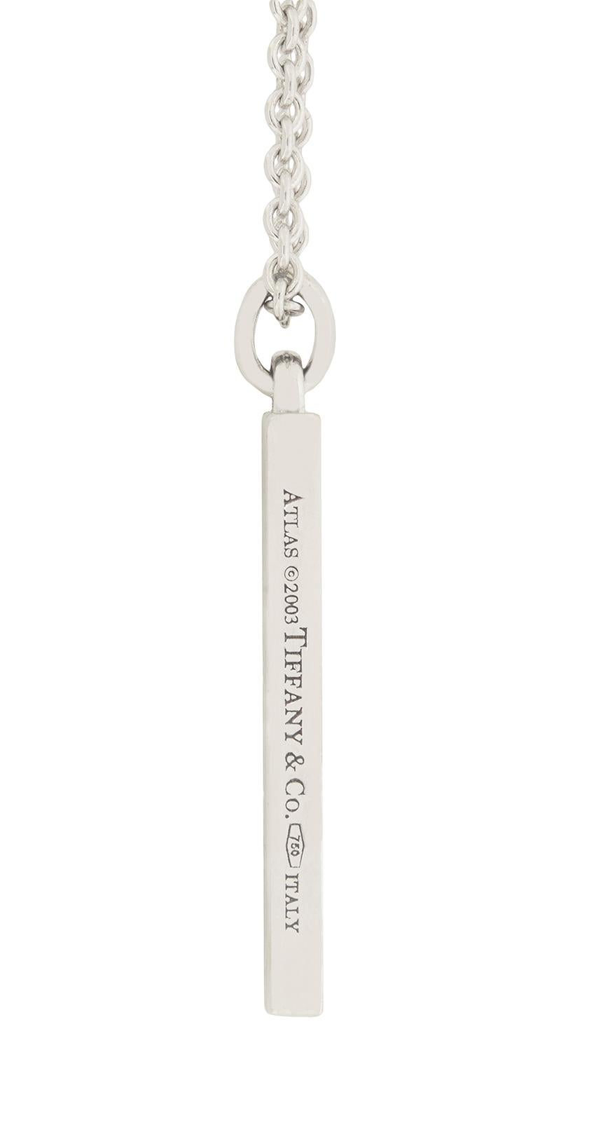 Brilliant Cut Tiffany & Co. ‘Italy Atlas’ 0.36ct Diamond Pendant
