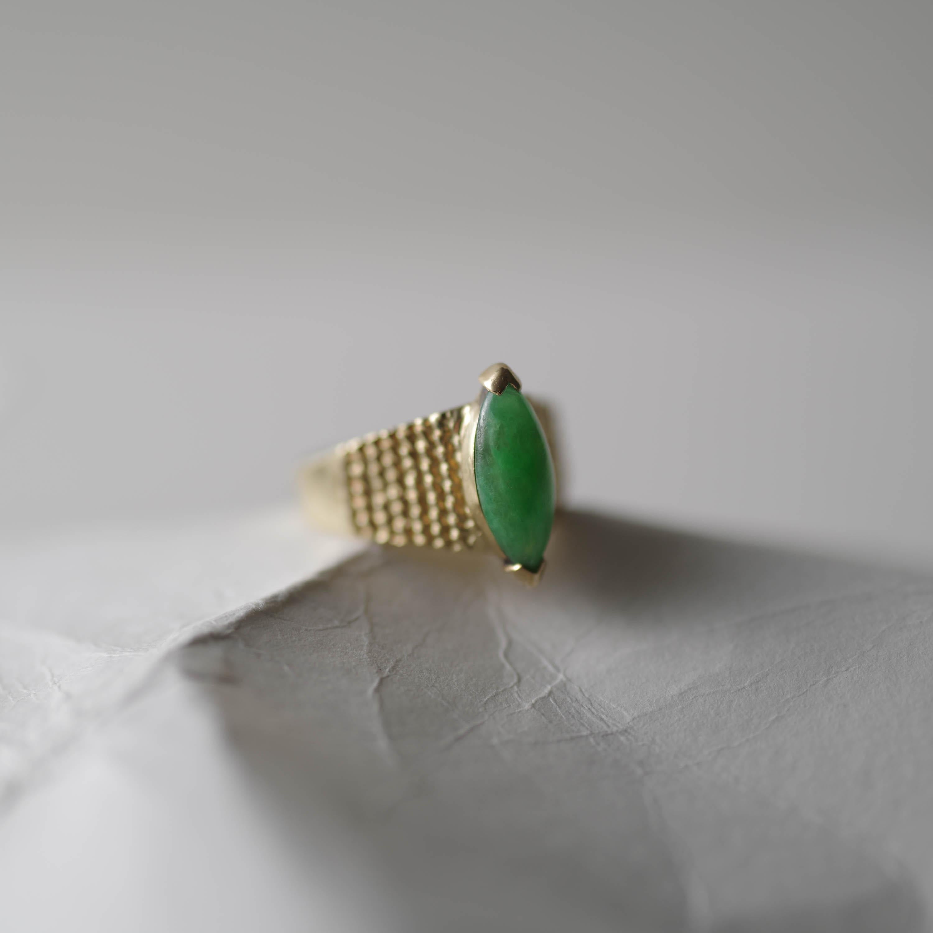 Tiffany & Co. Jadeite Jade Ring Midcentury Circa 1950-1960 For Sale 3