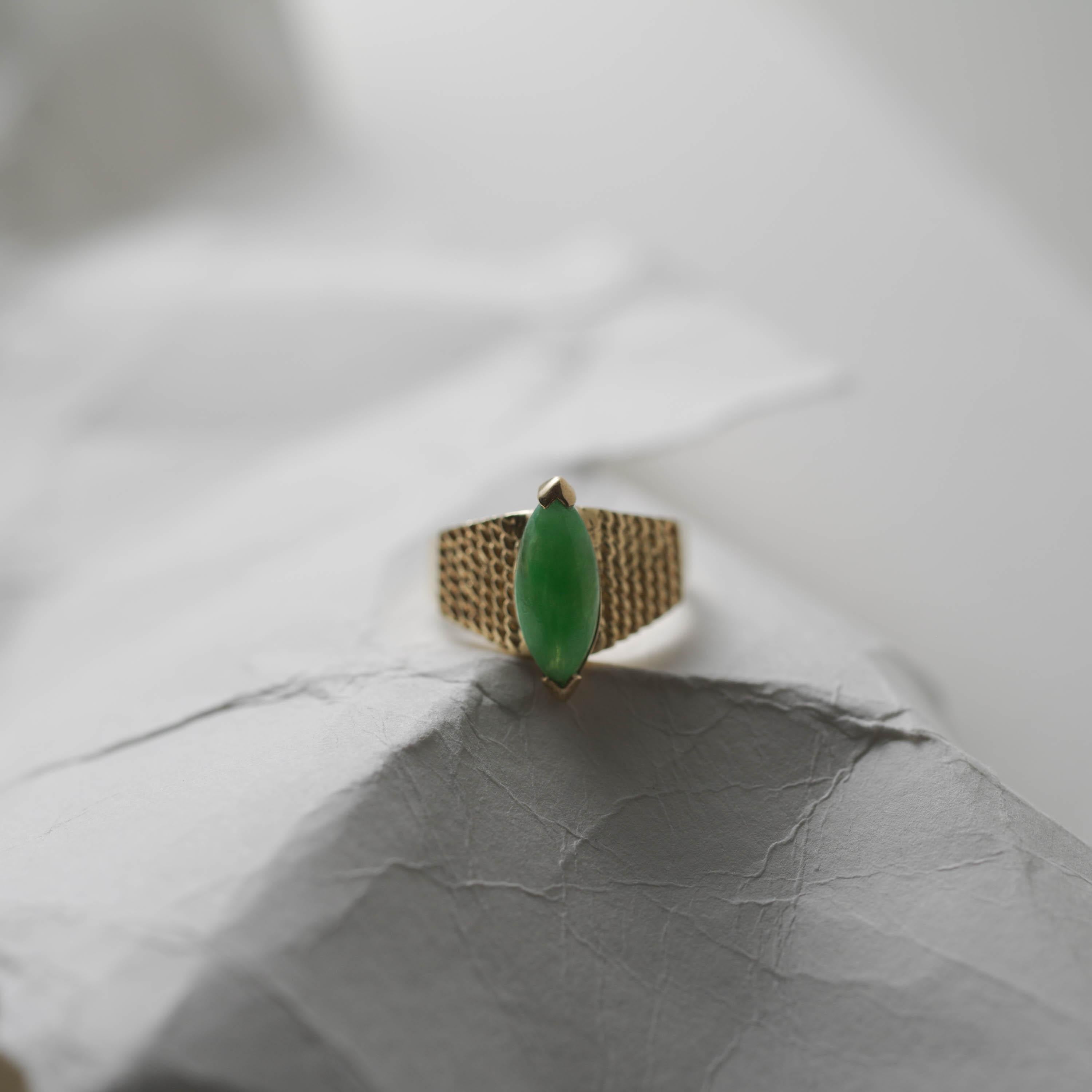 Tiffany & Co. Jadeite Jade Ring Midcentury Circa 1950-1960 For Sale 6