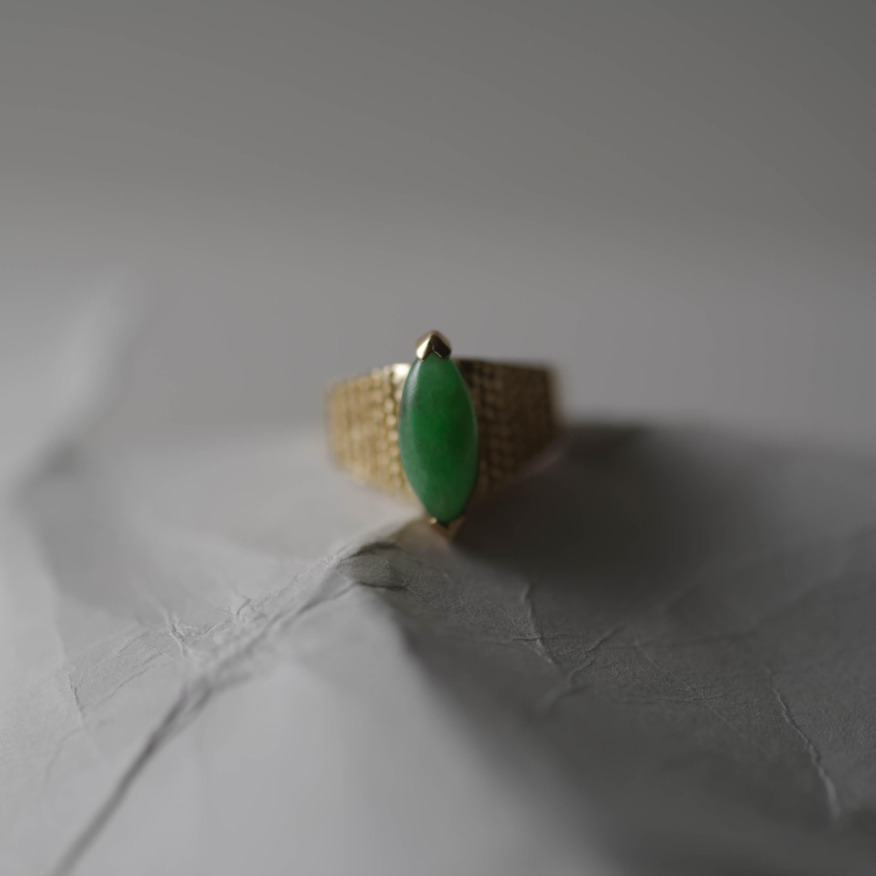 Tiffany & Co. Jadeite Jade Ring Midcentury Circa 1950-1960 For Sale 8