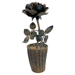 Tiffany & Co Janna Thomas Sterling Silver Gilded Gold Potted Flower