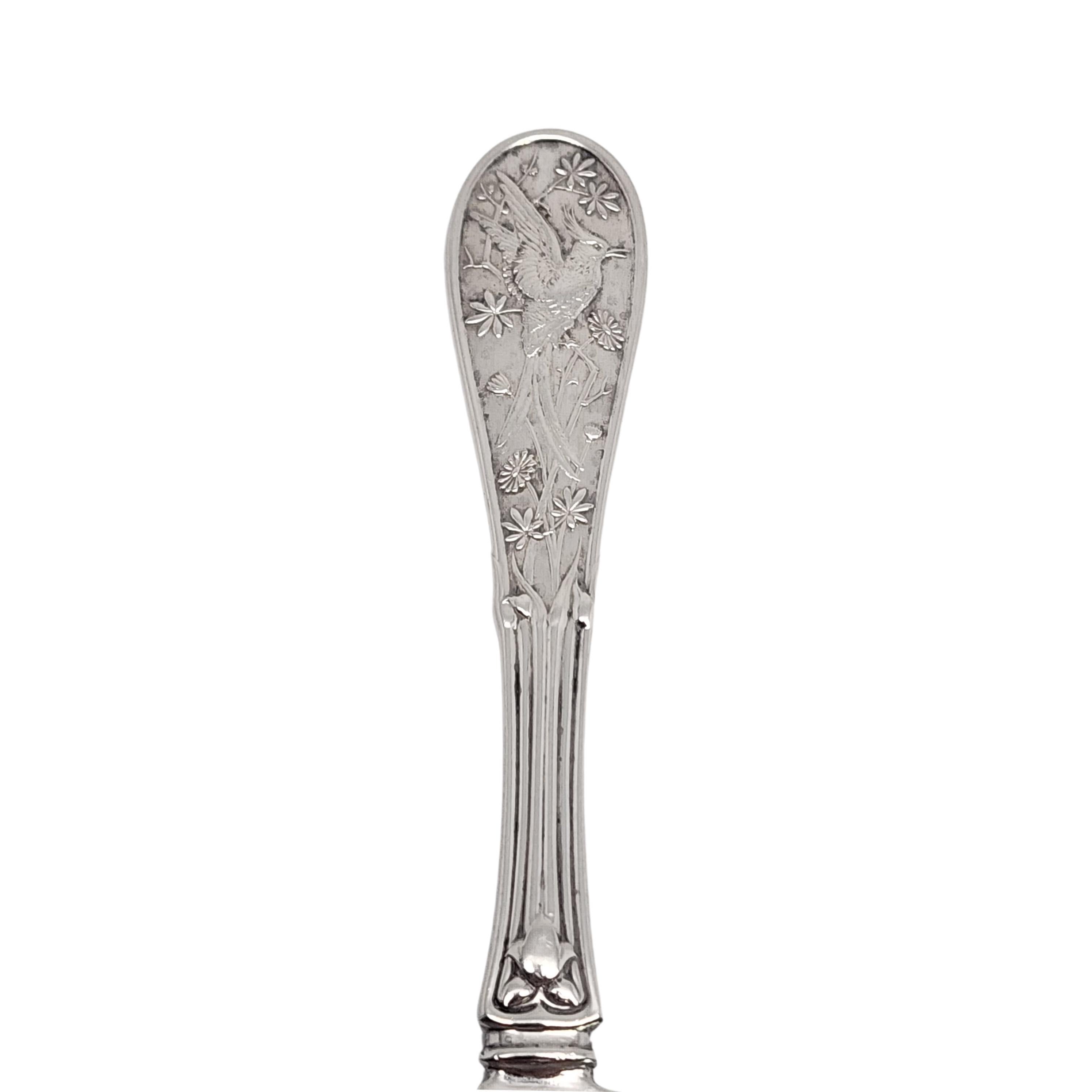 Women's or Men's Tiffany & Co Japanese Sterling Silver Solid Dessert Knife w/Mono #15477 For Sale