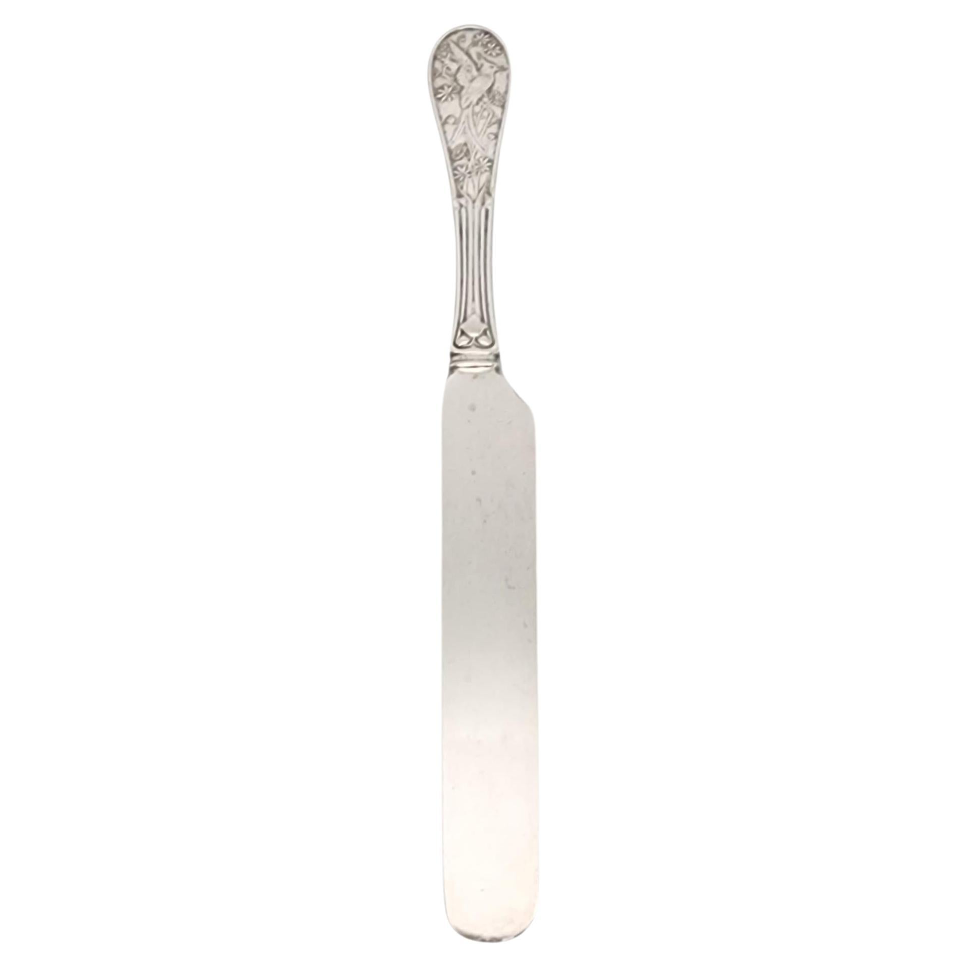 Couteau à dessert japonais en argent sterling massif Tiffany & Co avec mono n° 15477 en vente