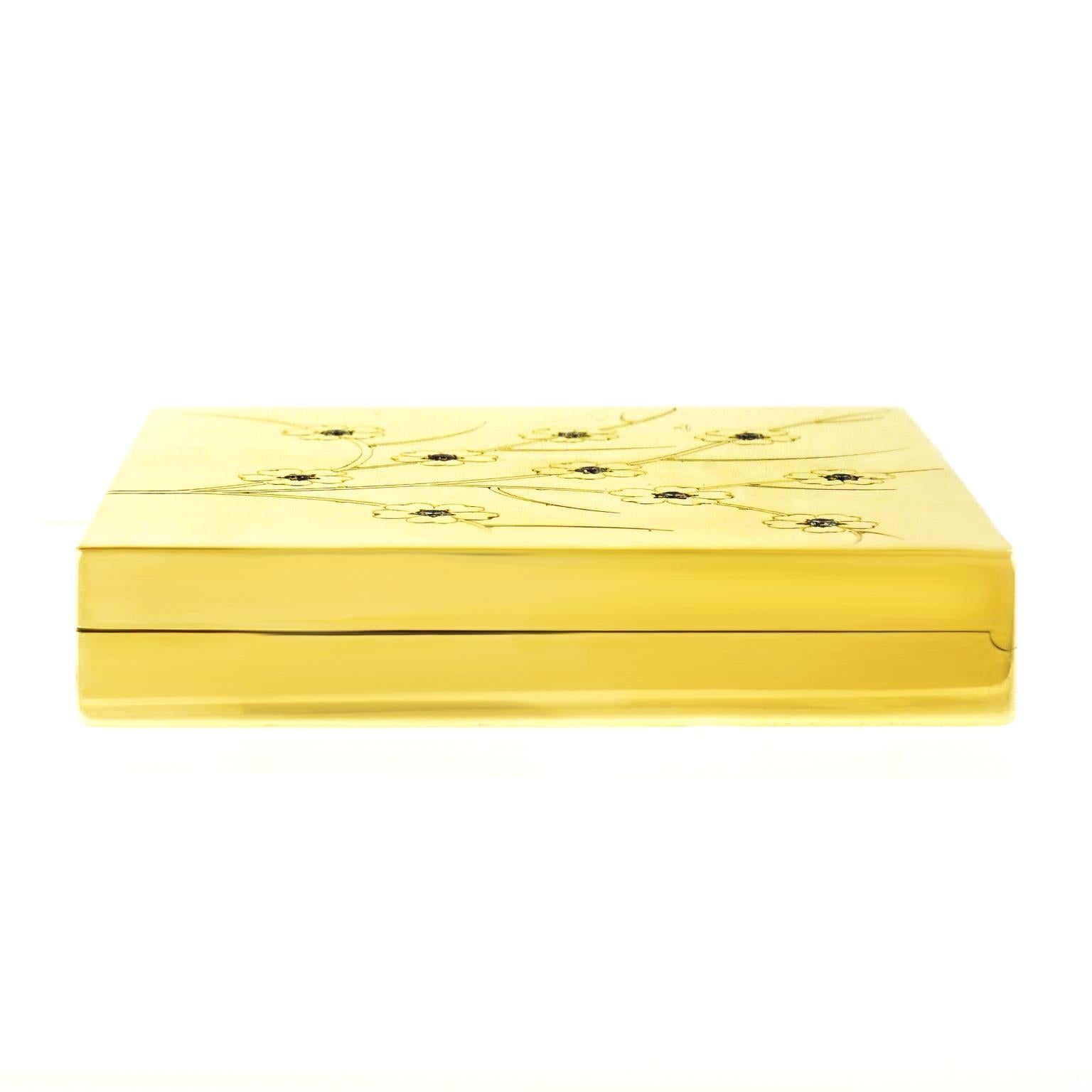Tiffany & Co. Japanese Taste Gold Compact Case 6