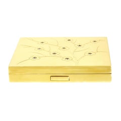 Tiffany & Co. Japanese Taste Gold Compact Case
