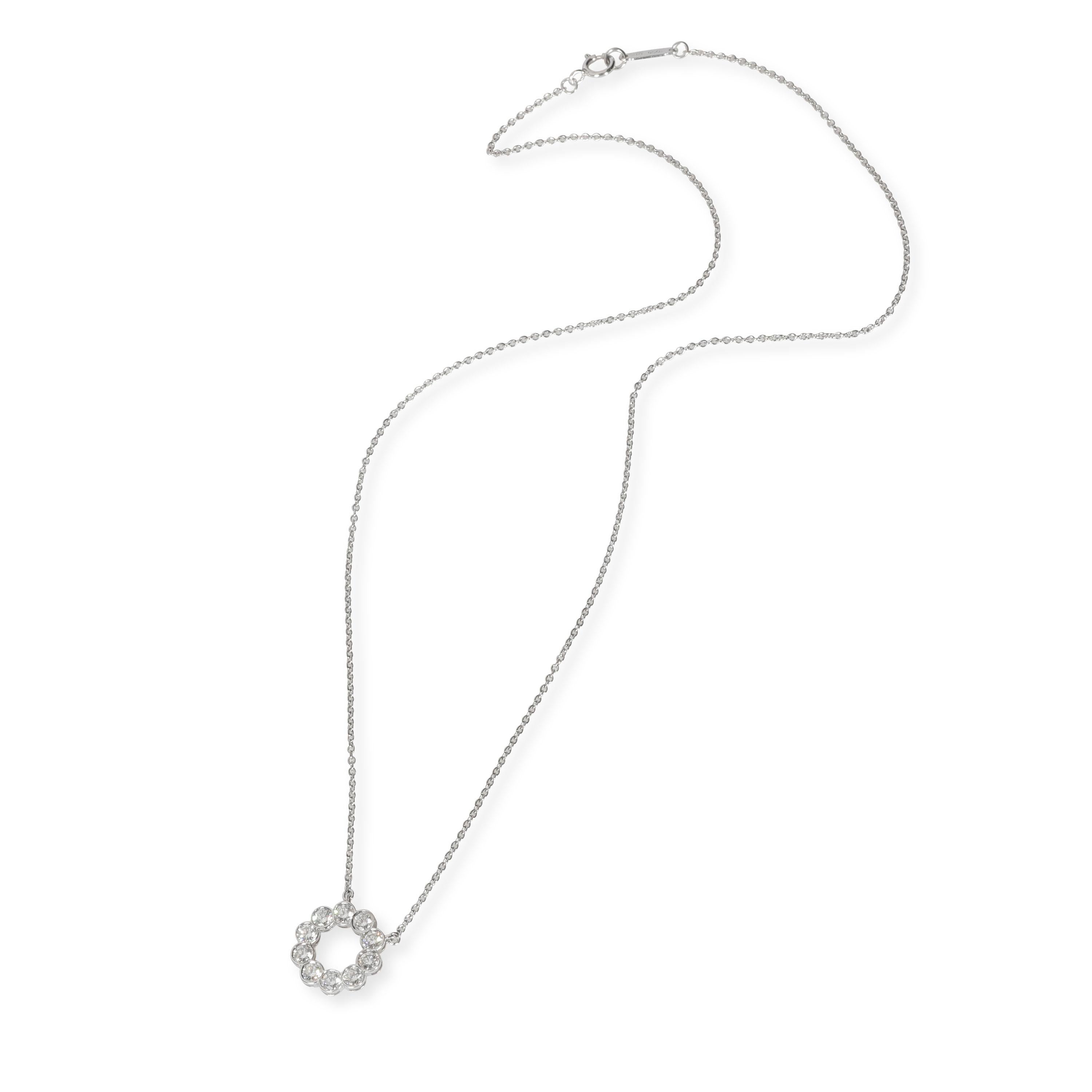 Tiffany & Co. Jazz Circle Diamond Necklace in Platinum 0.90 CTW

PRIMARY DETAILS
SKU: 107528
Listing Title: Tiffany & Co. Jazz Circle Diamond Necklace in Platinum 0.90 CTW
Condition Description: Retails for 6,500 USD. In excellent condition and