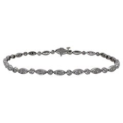 Tiffany & Co. Bracelet tennis en platine avec diamants de la collection Jazz (1,60 ct. pt.)