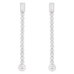 Tiffany & Co. ‘Jazz’ Collection: 1.68 Carat Diamond Drop Earrings, circa 2003