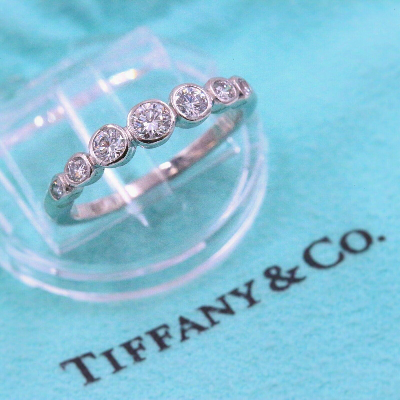 Tiffany & Co. Jazz Diamond Half Circle Graduating Band Platinum 0.31 Carat 3