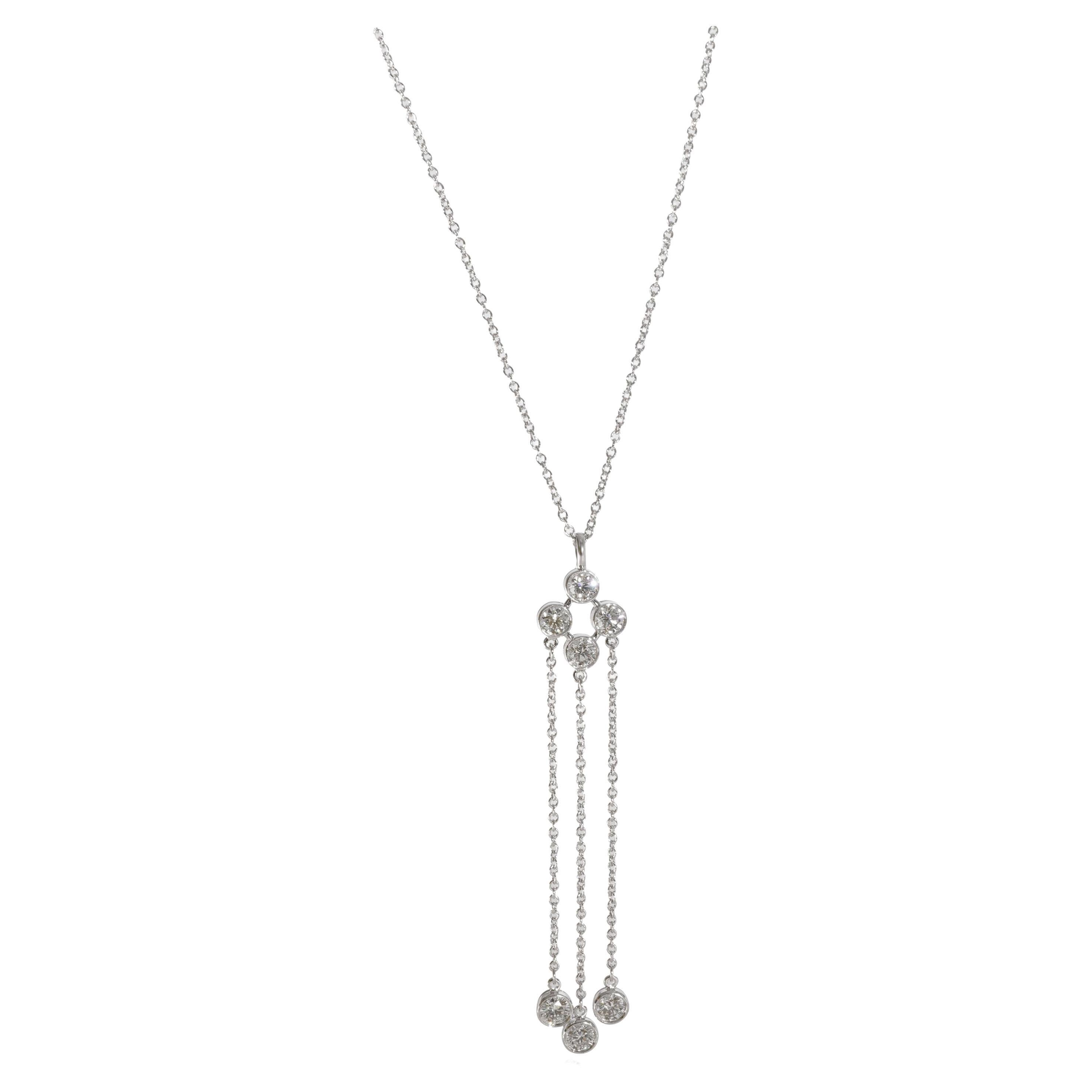 Tiffany & Co. Jazz Diamond Necklace in Platinum 0.70 CTW