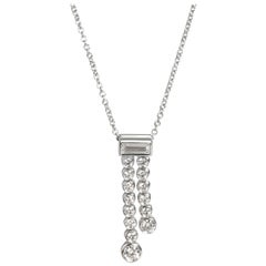 Tiffany & Co. Jazz Diamond Pendant in Platinum 0.4 Carat