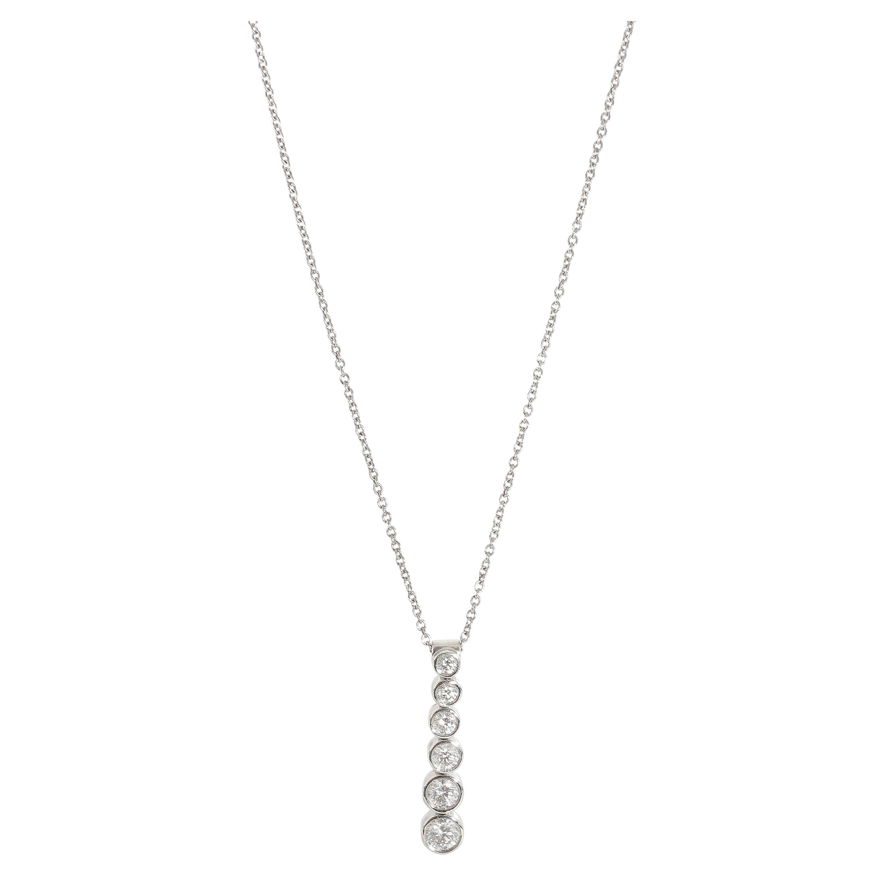 Tiffany & Co. Jazz Diamond Pendant in  Platinum 0.45 CTW