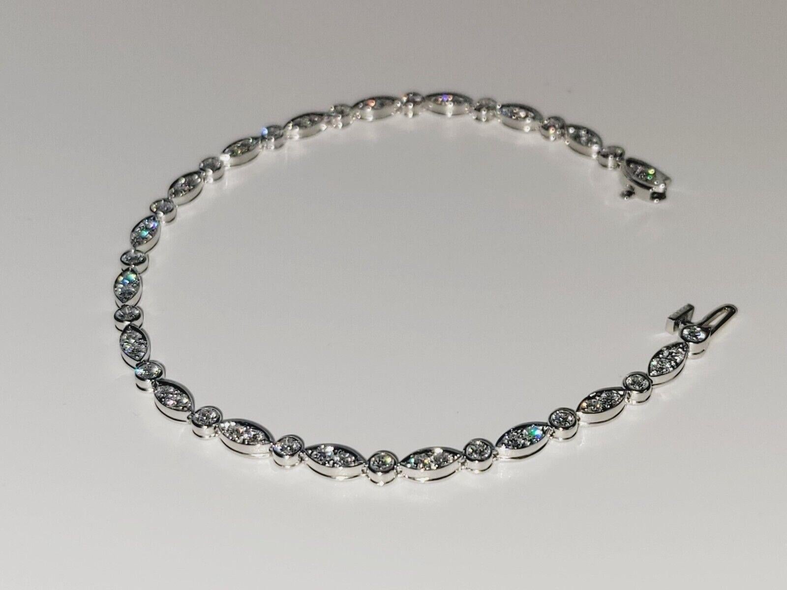 Tiffany & Co Jazz Bracelet diamant platine 1,60 ct, 7
