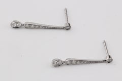 Tiffany & Co. Jazz Diamond Platinum PT950 Drop Earrings