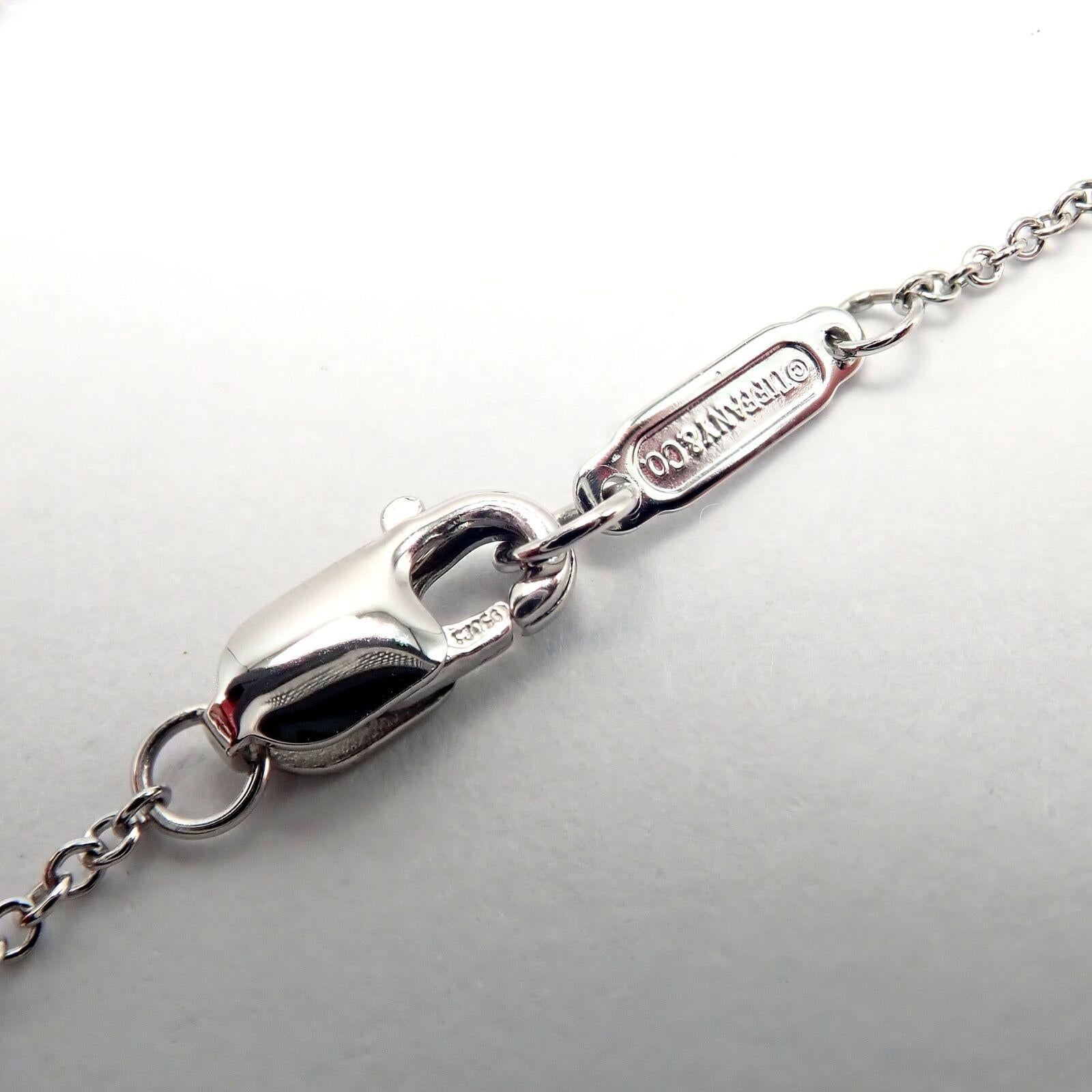Tiffany & Co. Jazz  Diamond Tanzanite Platinum Pendant Necklace For Sale 1
