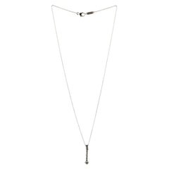Tiffany & Co. Jazz Drop Pendant Necklace Platinum with Baguette and Round
