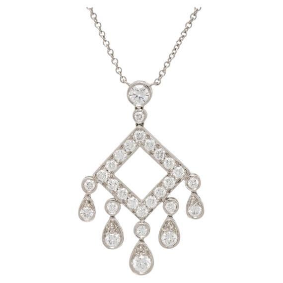 Tiffany 
Co. Jazz Legacy Diamond Necklace in Platinum en venta