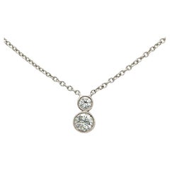 Tiffany & Co. Jazz Platinum Diamond Pendant Necklace