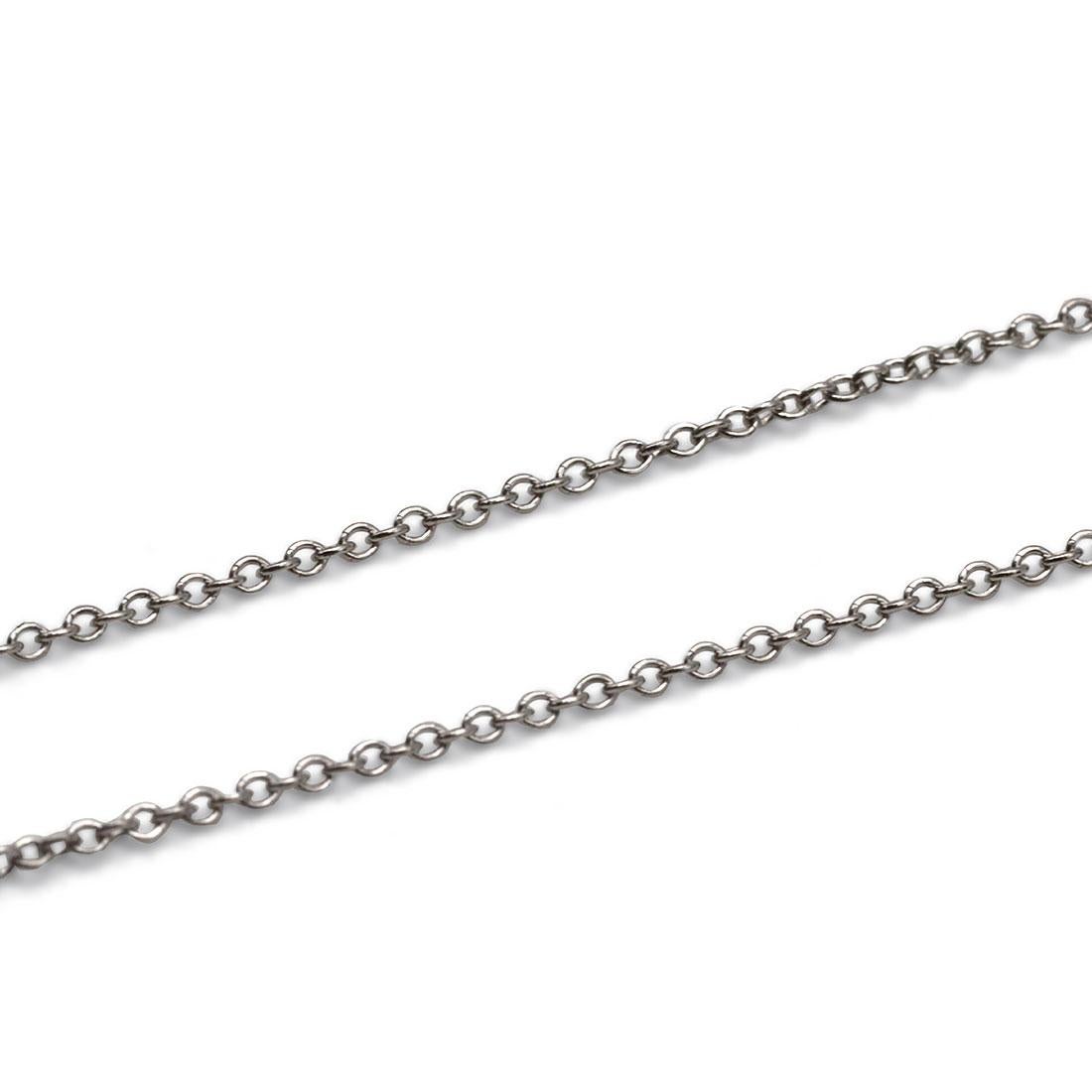 Women's or Men's Tiffany & Co. Jazz Platinum Diamond Pendant Necklace