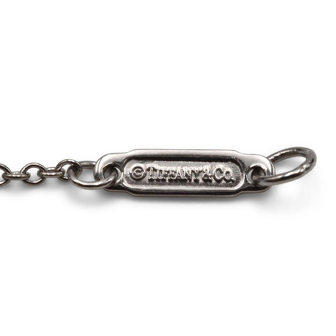 Tiffany & Co. Jazz Platinum Diamond Pendant Necklace 2