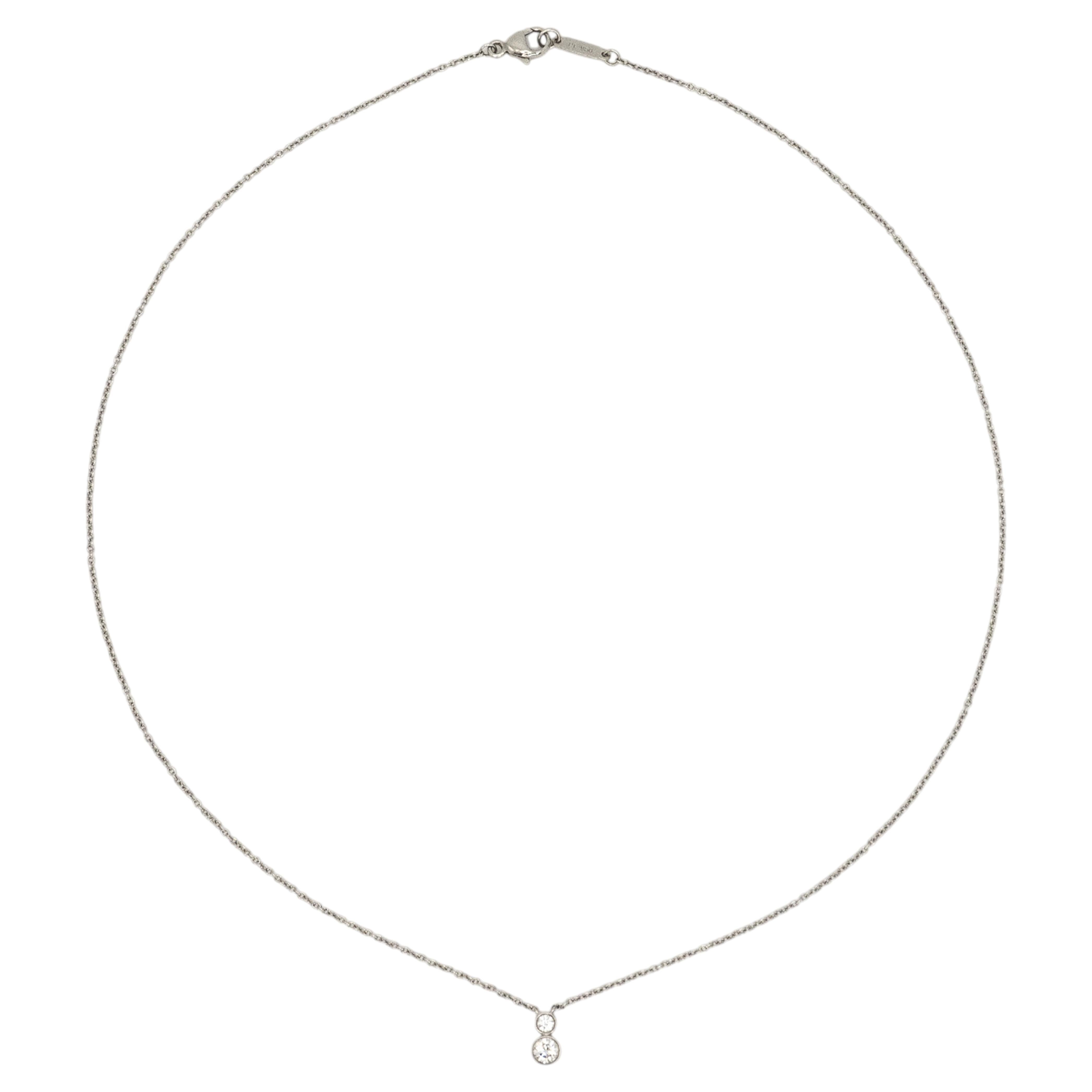 Tiffany & Co. Collana con ciondolo Jazz in platino e diamanti
