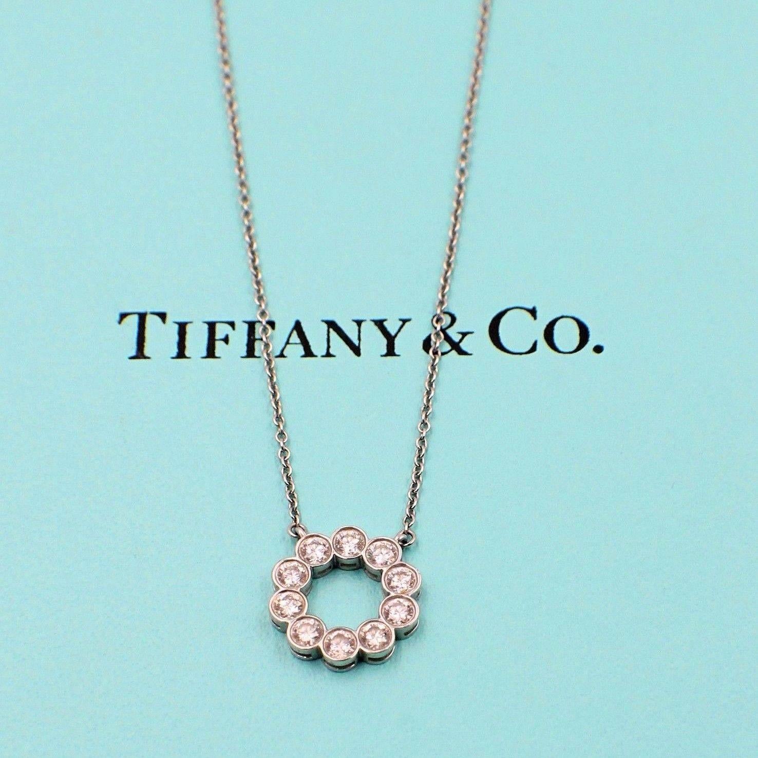 tiffany platinum necklace