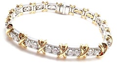Tiffany & Co. Jean Schlumberger 36-Stone Diamond Platinum and Gold Bracelet