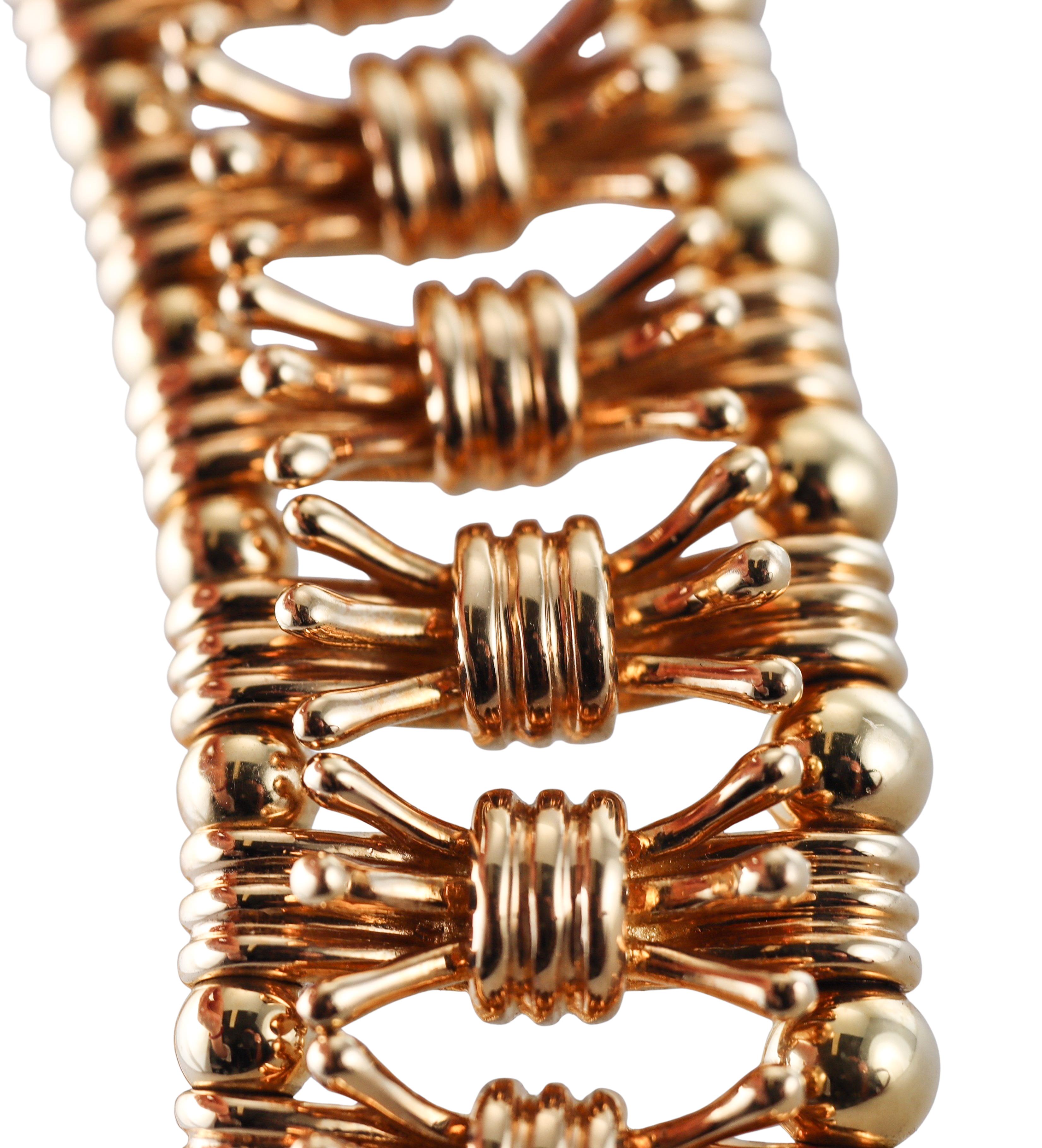 Tiffany & Co Jean Schlumberger Gelbgold-Halskette mit Schleife und Krawatte Damen