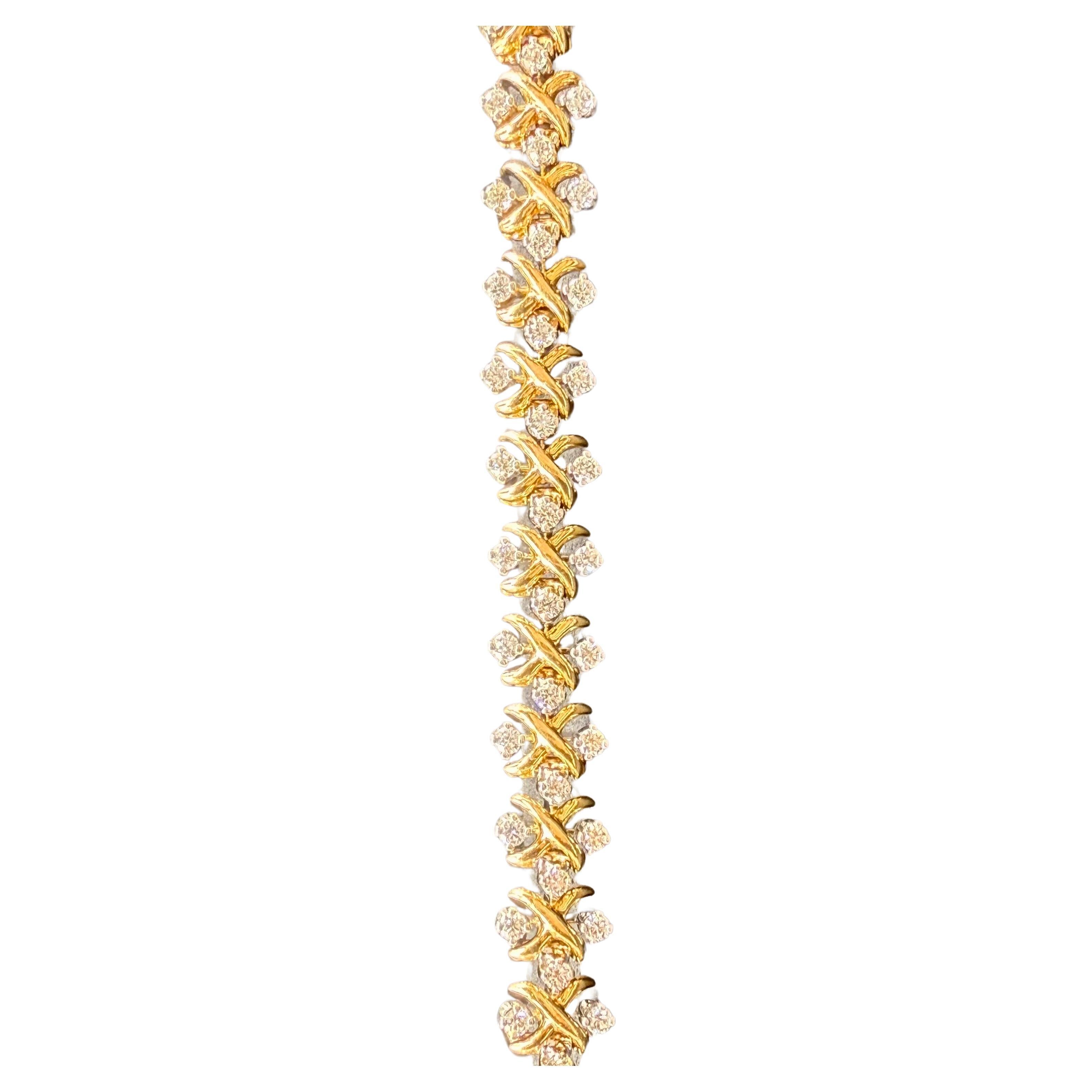 Tiffany & Co Jean Schlumberger Diamond Bracelet In Good Condition In Beverly Hills, CA
