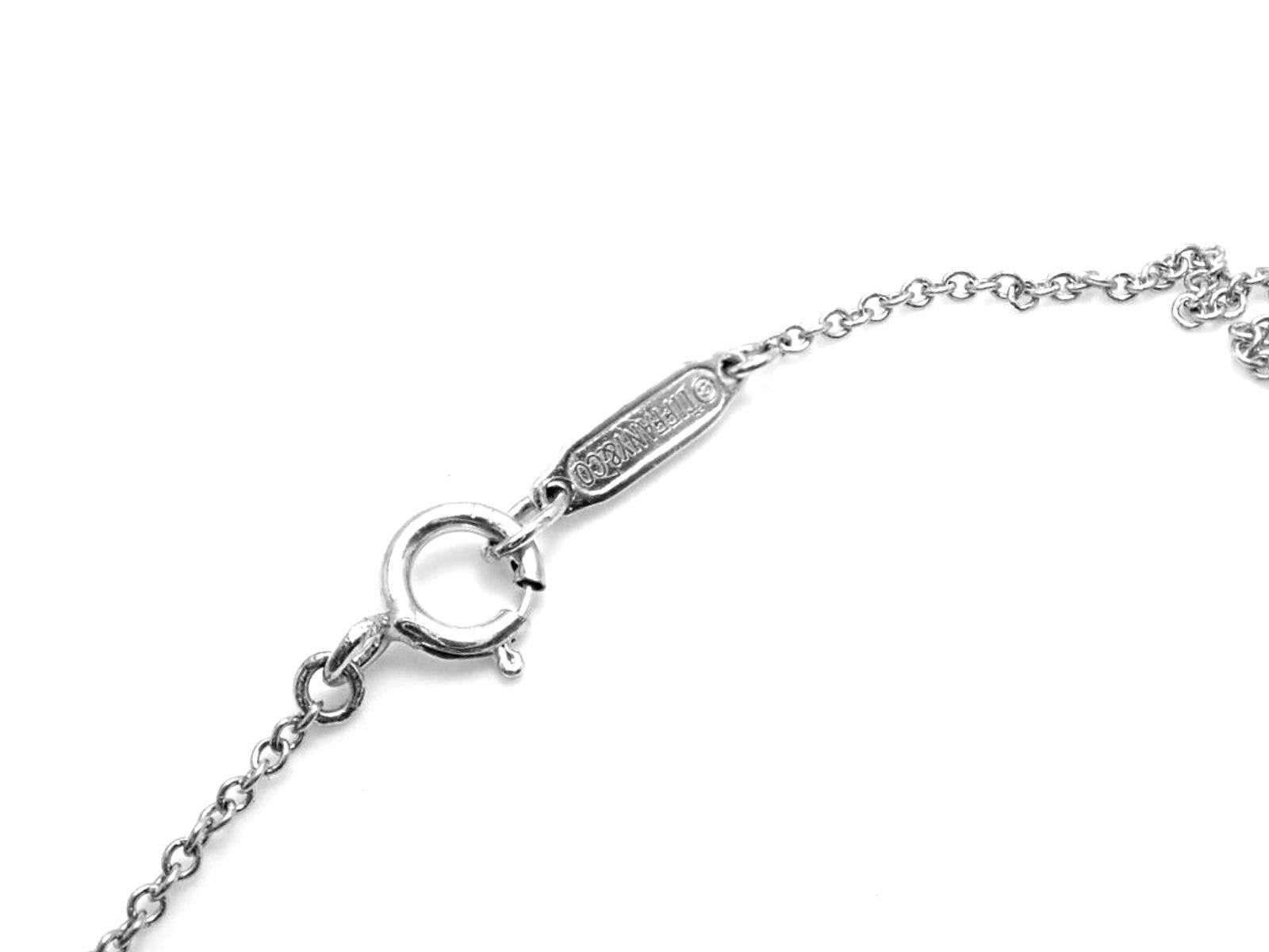Women's or Men's Tiffany & Co. Jean Schlumberger Diamond Cross Platinum Gold Pendant Necklace