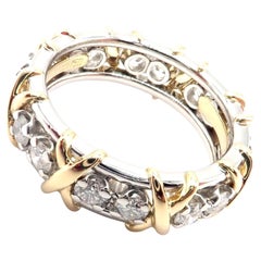 Tiffany & Co. Jean Schlumberger Diamond Yellow Gold and Platinum Band Ring