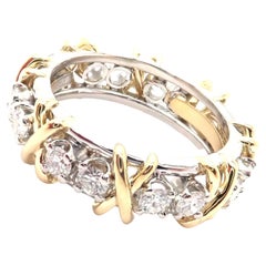 Tiffany & Co. Ring aus Gelbgold und Platin mit Diamanten von Jean Schlumberger