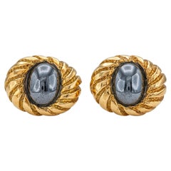 Tiffany 
Co. Jean Schlumberger Hematite Cufflinks