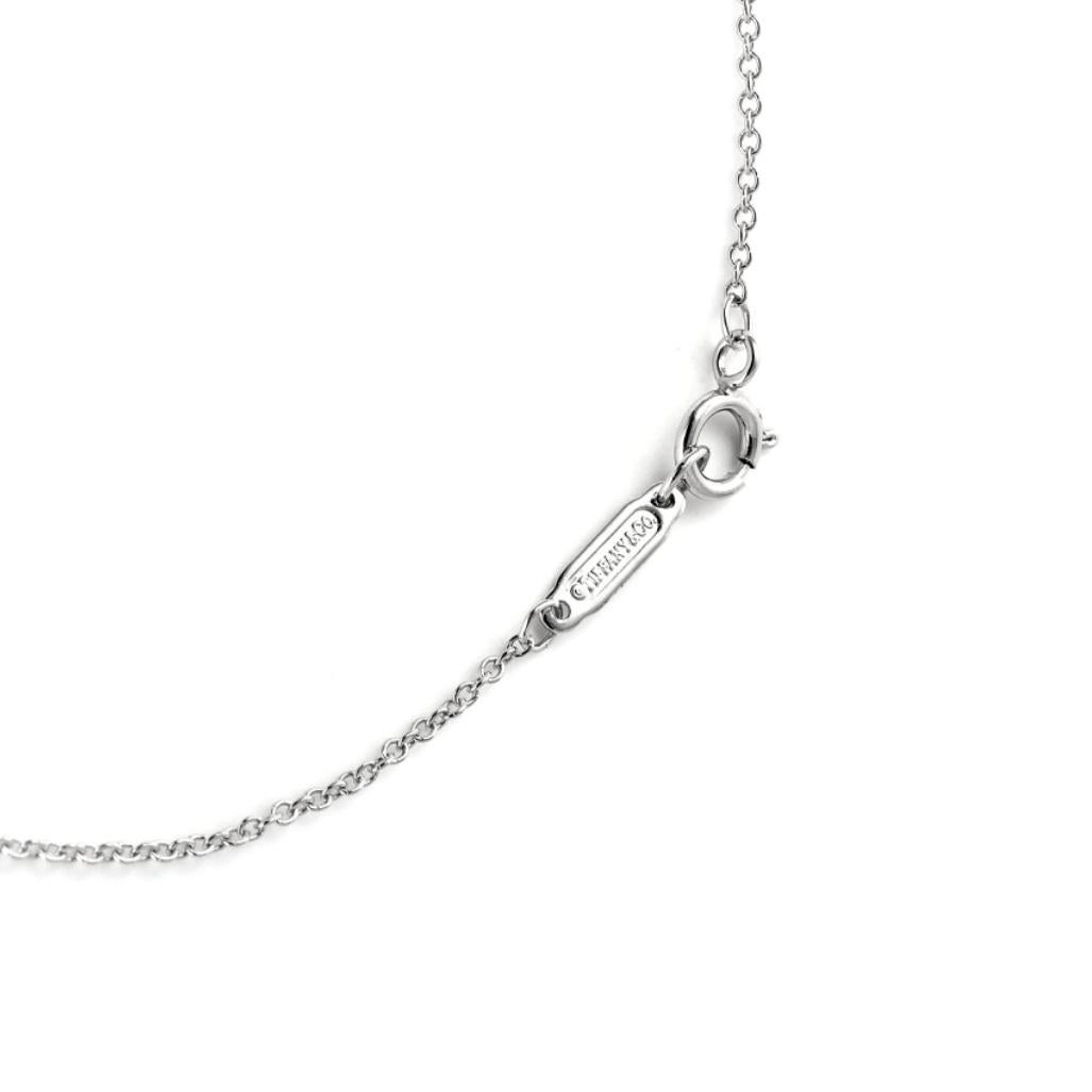 TIFFANY & Co. Collier à pendentif Lynn en platine et diamants Jean Schlumberger en vente 1