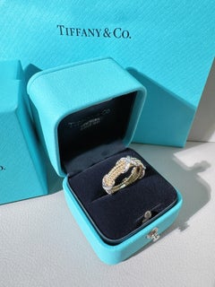 Tiffany & Co. Jean Schlumberger Three‑Row X‑Shaped Ring