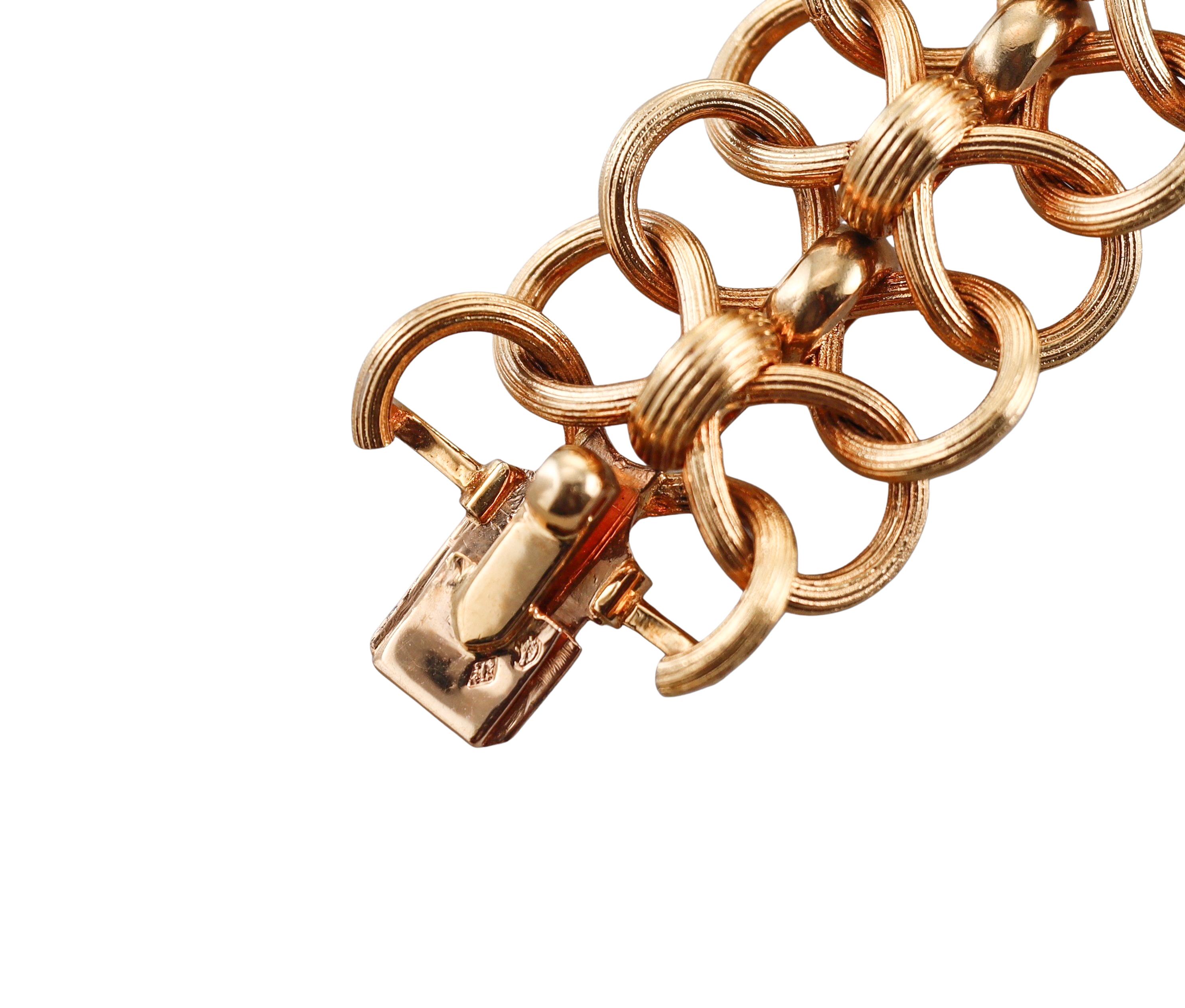 Tiffany & Co Jean Schlumberger Vintage Gelbgold Schleifenarmband aus Gelbgold im Zustand „Hervorragend“ im Angebot in New York, NY