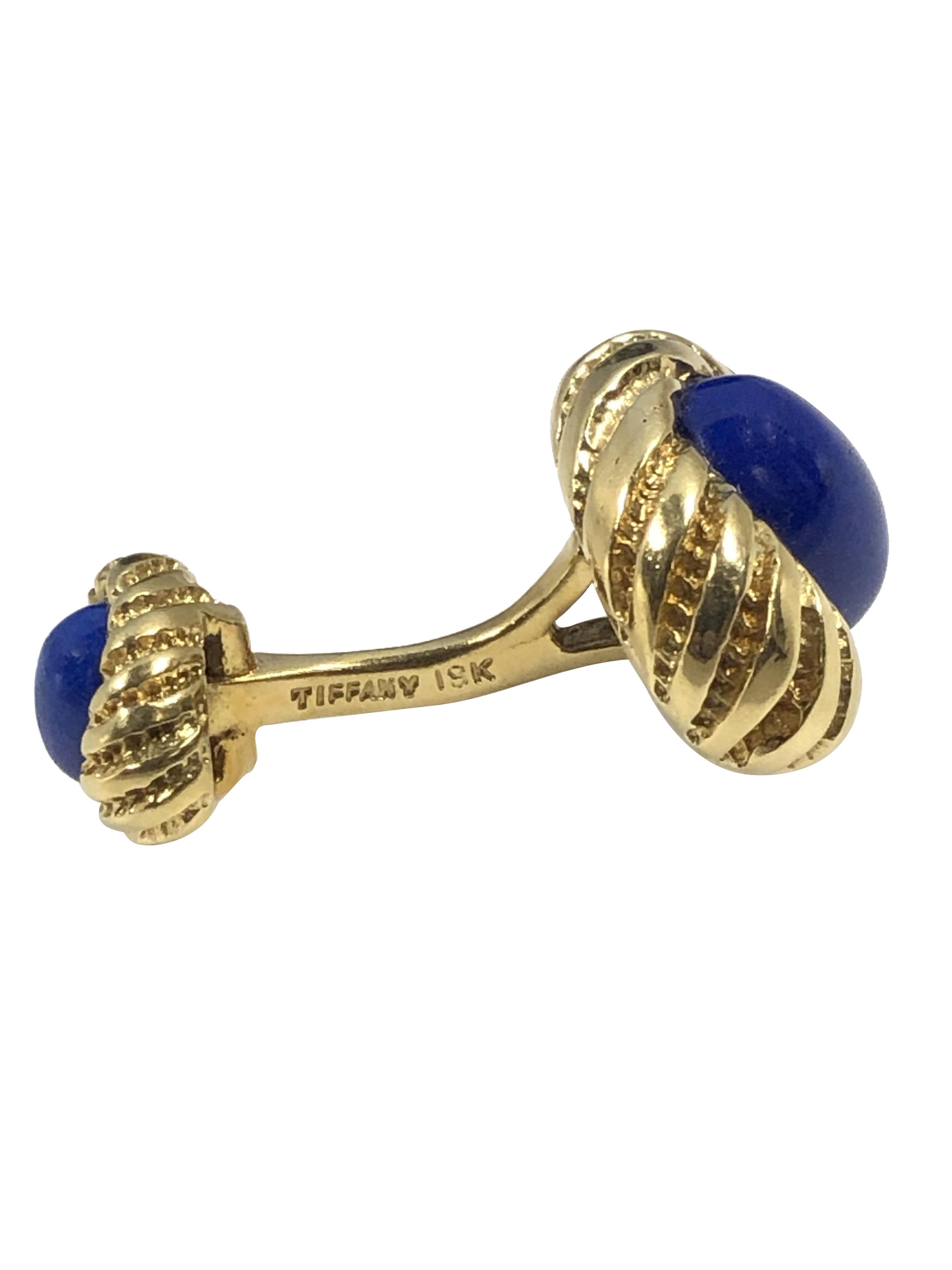 Tiffany & Co. Gemelli Jean Schlumberger in oro giallo e lapis in vendita 1