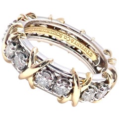 Tiffany & Co. Jean Schlumberger Yellow Gold and Platinum Diamond Ring